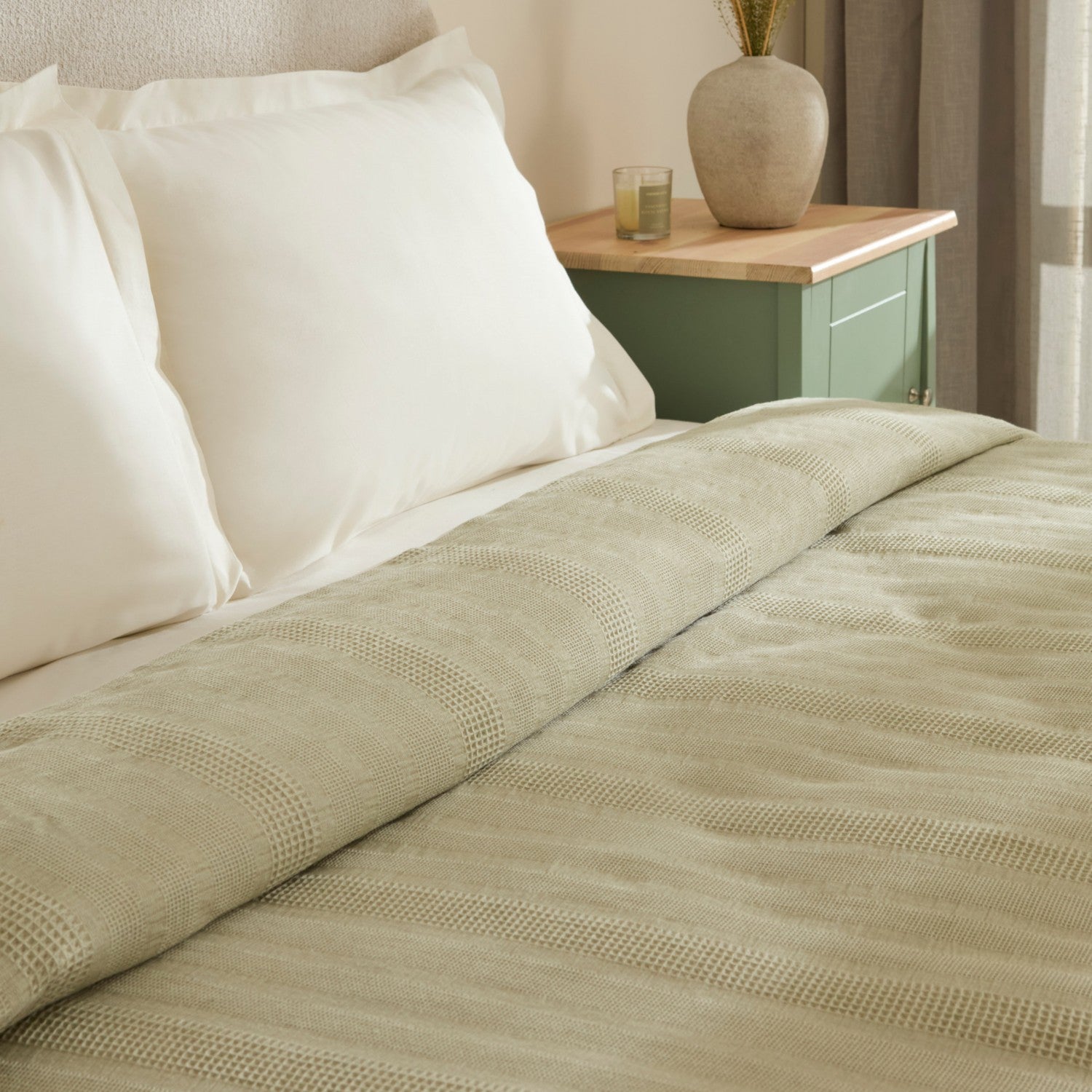 Karaca Home Layna Ecocell Single Quilted Blanket Green - MALLTURK
