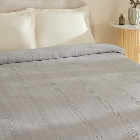 Karaca Home Layna Ecocell Double Single Quilted Blanket Grey - MALLTURK