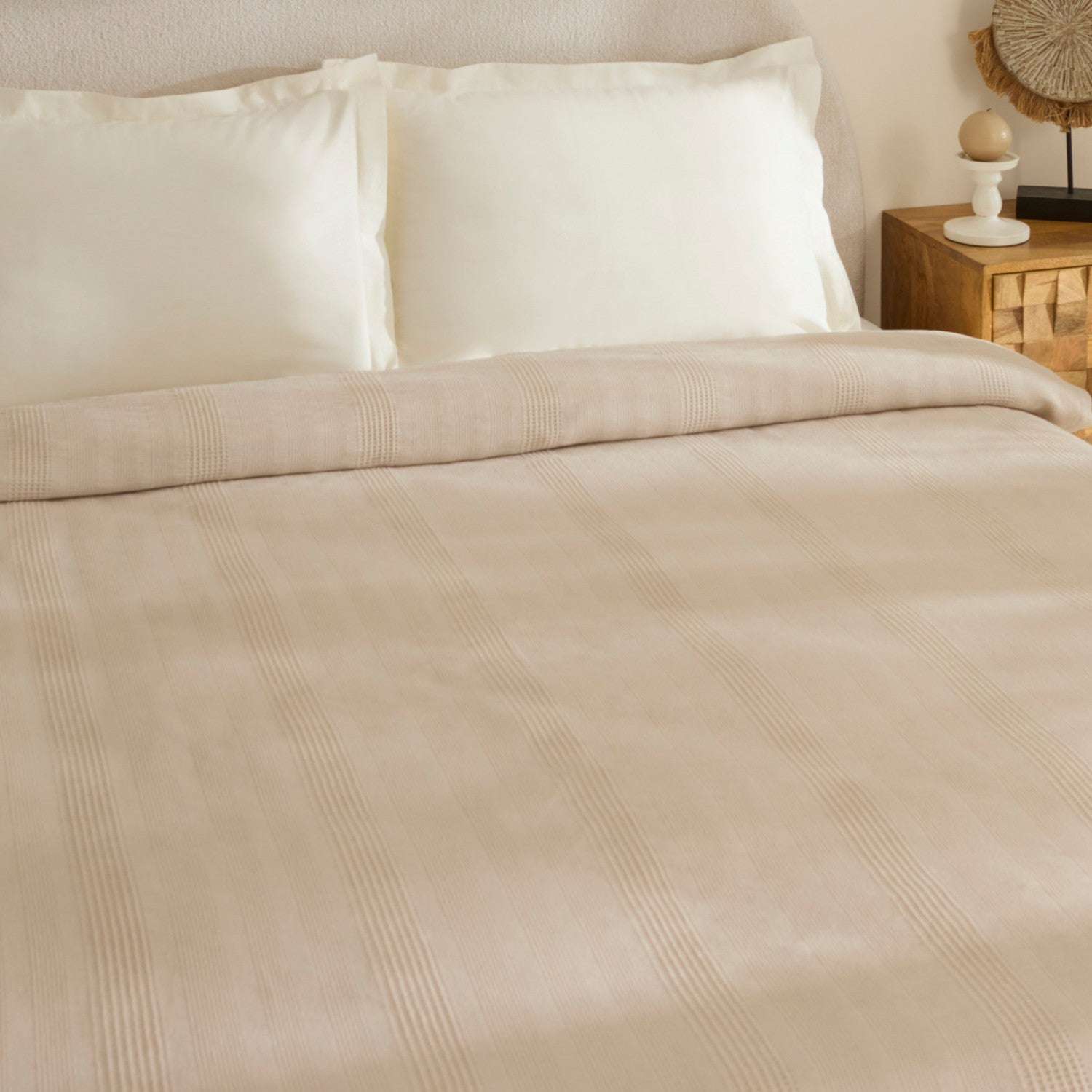 Karaca Home Layna Ecocell Double Single Quilted Blanket Beige - MALLTURK