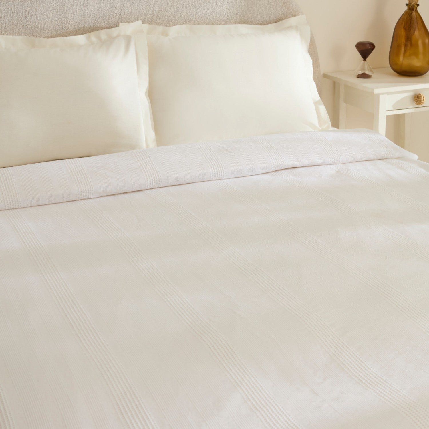 Karaca Home Layna Ecocell Double Single Quilted Blanket White - MALLTURK