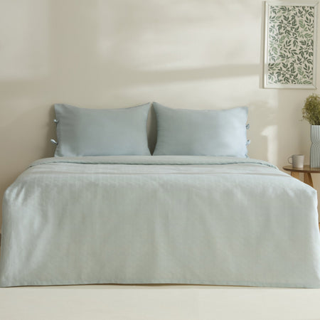 Karaca Home Sarra Britli Bamboo Double Bed Quilt Set Mint - MALLTURK