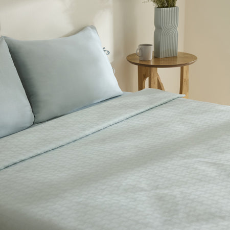 Karaca Home Sarra Britli Bamboo Double Bed Quilt Set Mint - MALLTURK