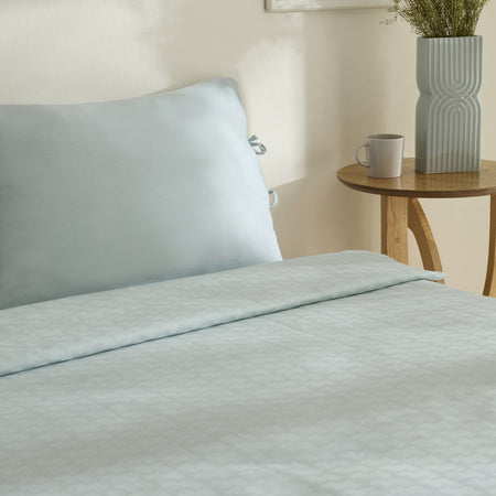 Karaca Home Sarra Britli Bamboo Double Bed Quilt Set Mint - MALLTURK