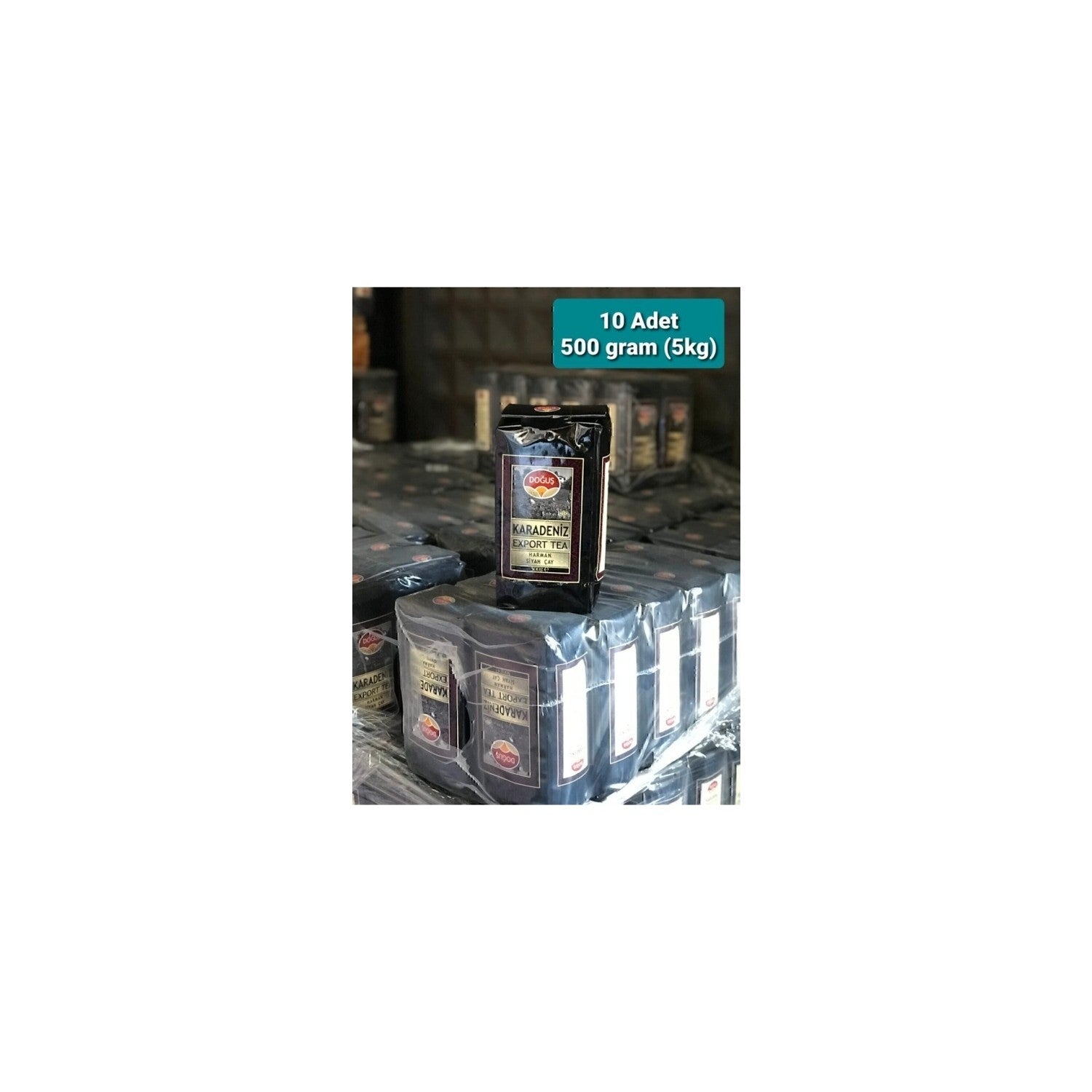 Dogus Export tea 5 kg Karadeniz black tea 10 pieces 500 gram quality blend Rize Menseli - MALLTURK