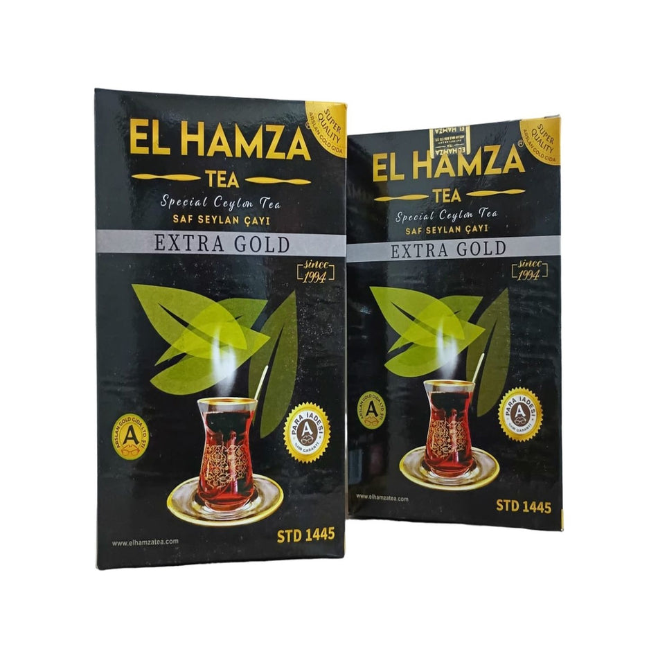 El Hamza Tea Extra Gold 1 pieces 800 g'lik Ithal tea (Special Saf Seylan tea)