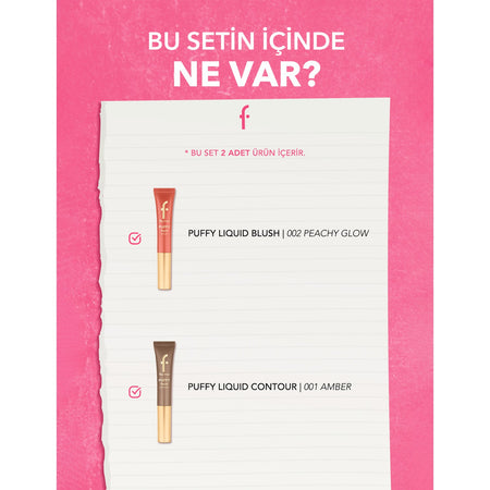 Flormar Puffy Sunger Aplikatorlu Makeup Set