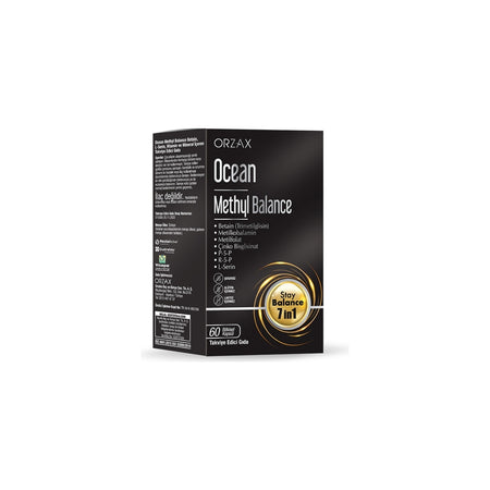 Orzax Ocean Methyl Balance 60 Capsule Energy Support Betain Metilkobalamin Metilfolat Icerir - MALLTURK