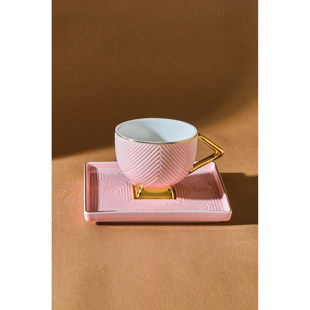 Karaca Art Deco 2-Piece Porcelain Turkish Coffee Cup Set 80 ml - MALLTURK