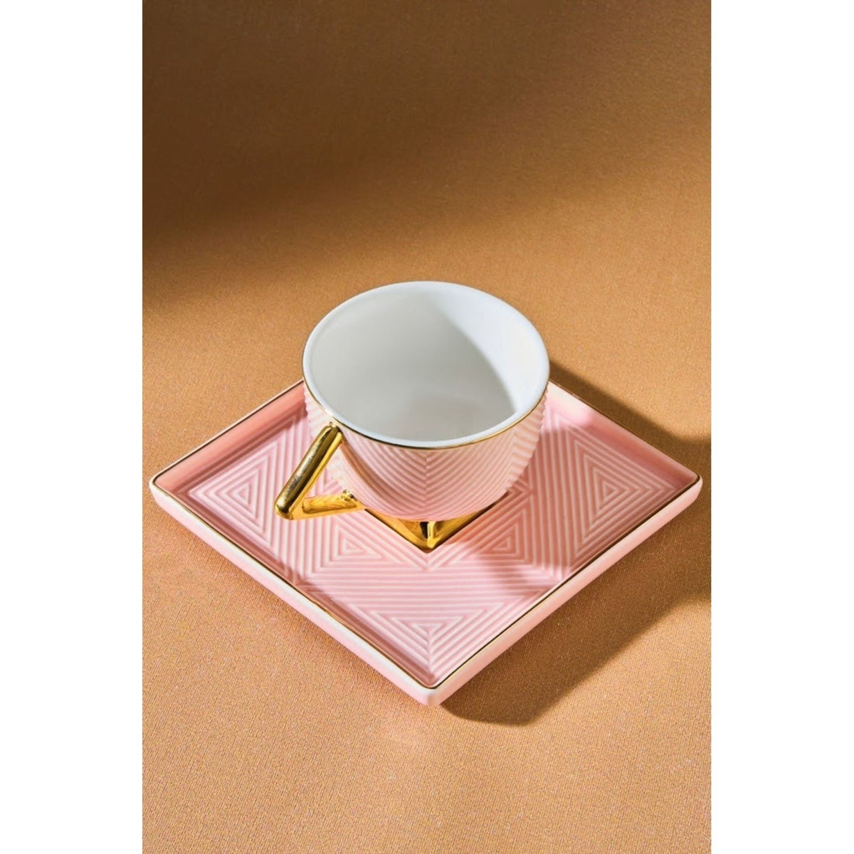 Karaca Art Deco 2-Piece Porcelain Turkish Coffee Cup Set 80 ml - MALLTURK