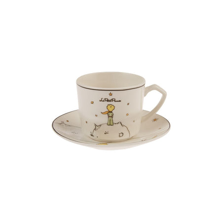 Karaca The Little Prince 4-Piece Turkish Coffee Cup and Saucer Set for 2 - MALLTURK
