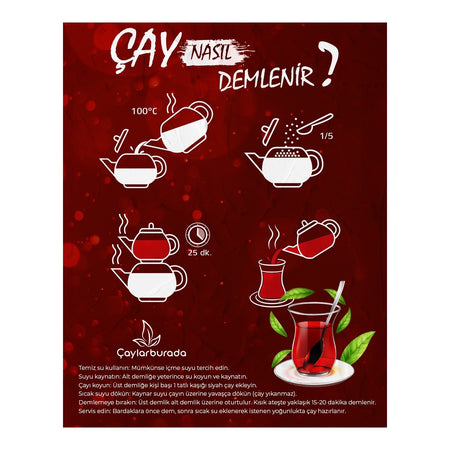 Caykur Tiryaki tea 500 g x 4 pieces - MALLTURK