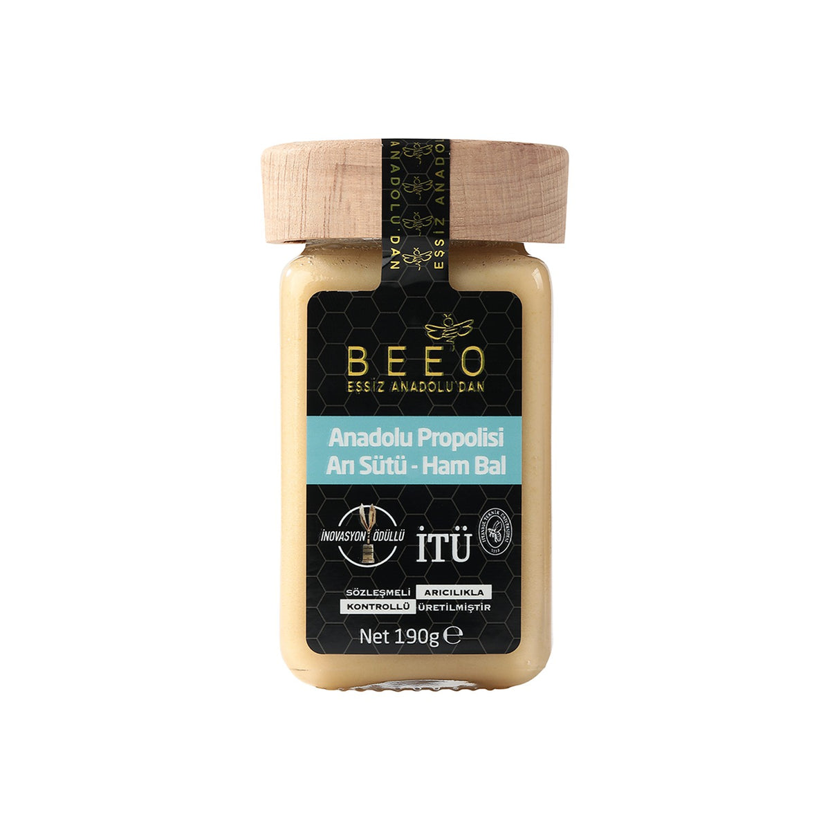 BEE'O Propolis Royal Jelly Raw Honey Family Pack