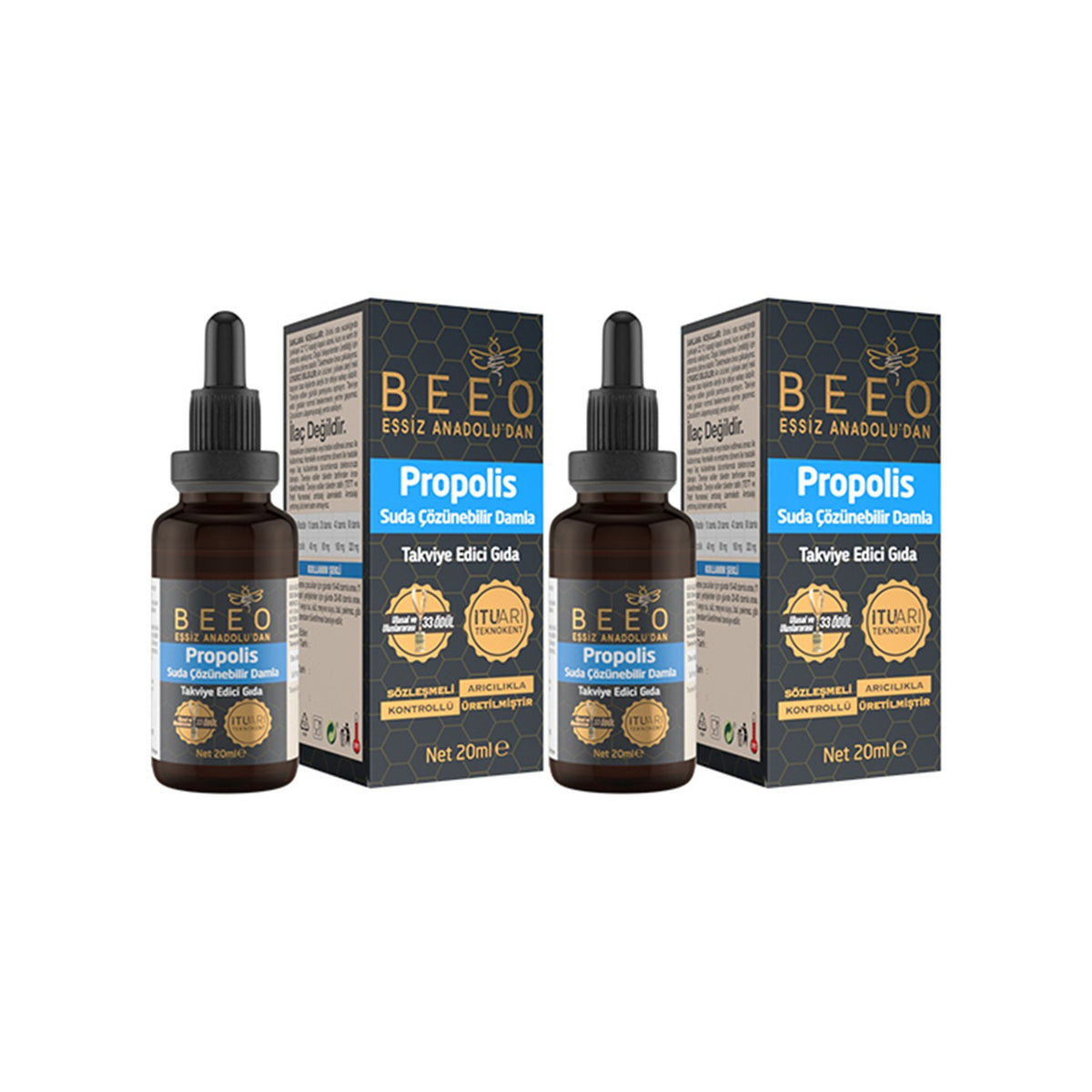 BEE'O Water-Soluble Propolis Drops - MALLTURK