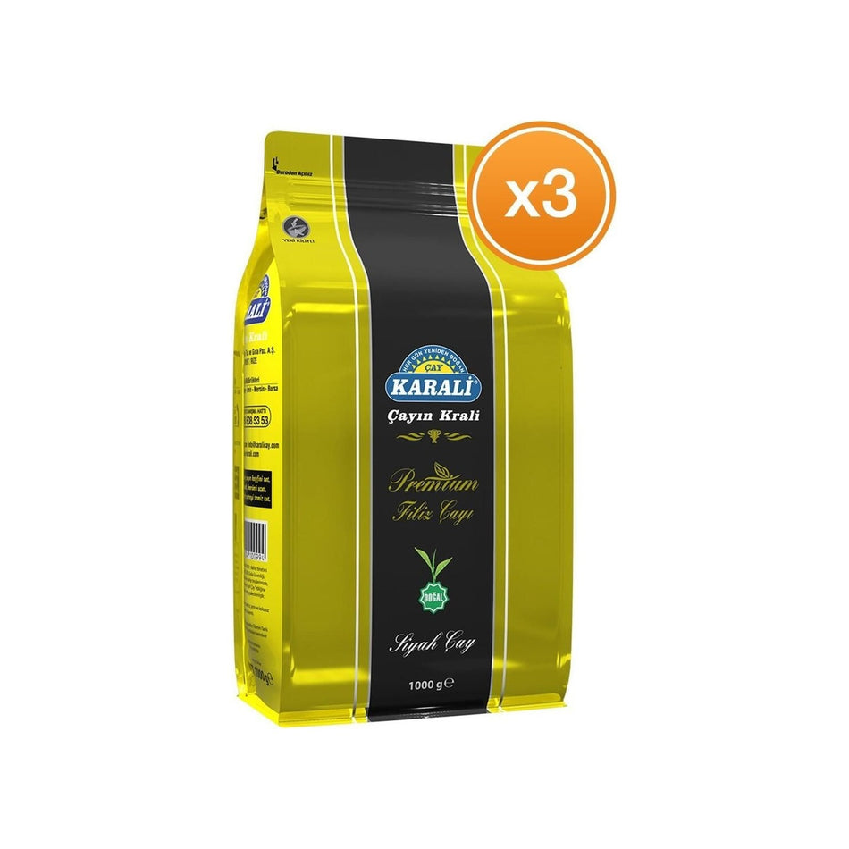 Karali tea Premium sprout black tea 1000 g x 3 pack natural and quality - MALLTURK