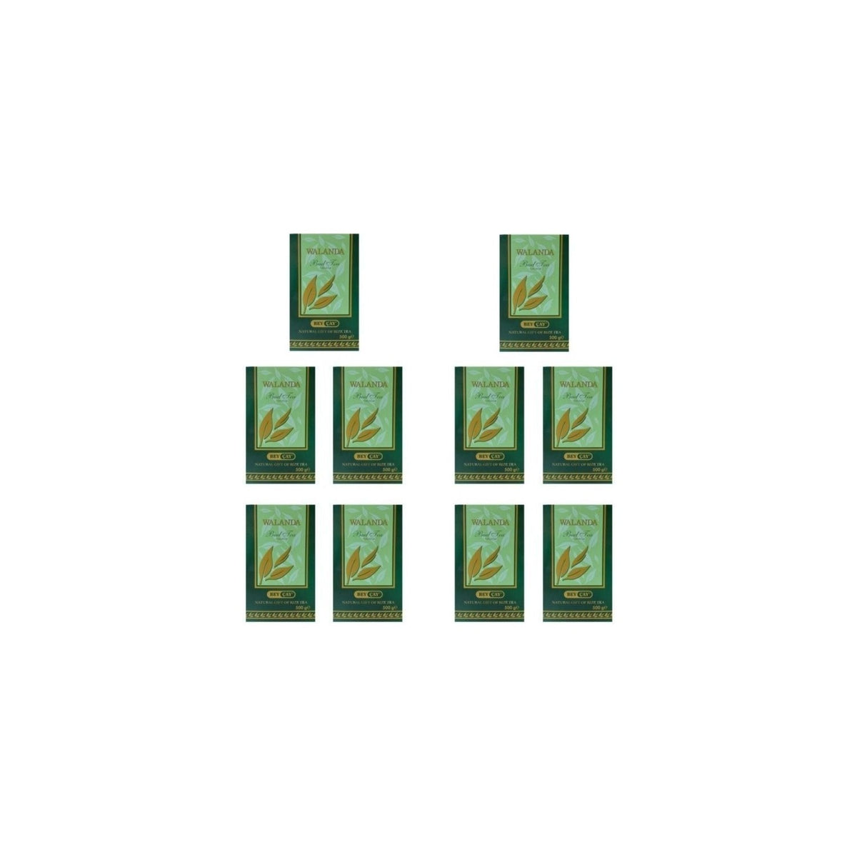 Bey tea Walanda 500 g x 10 pieces (Ilk Hasat Elekalti Mayis tea) - MALLTURK