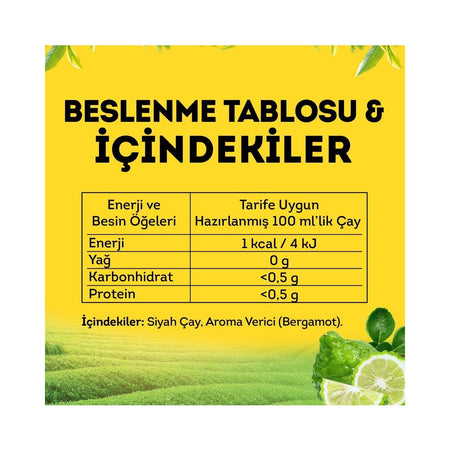 Lipton tea Dogu Karadeniz bergamot flavored tea 1000 g x 9 pieces - MALLTURK