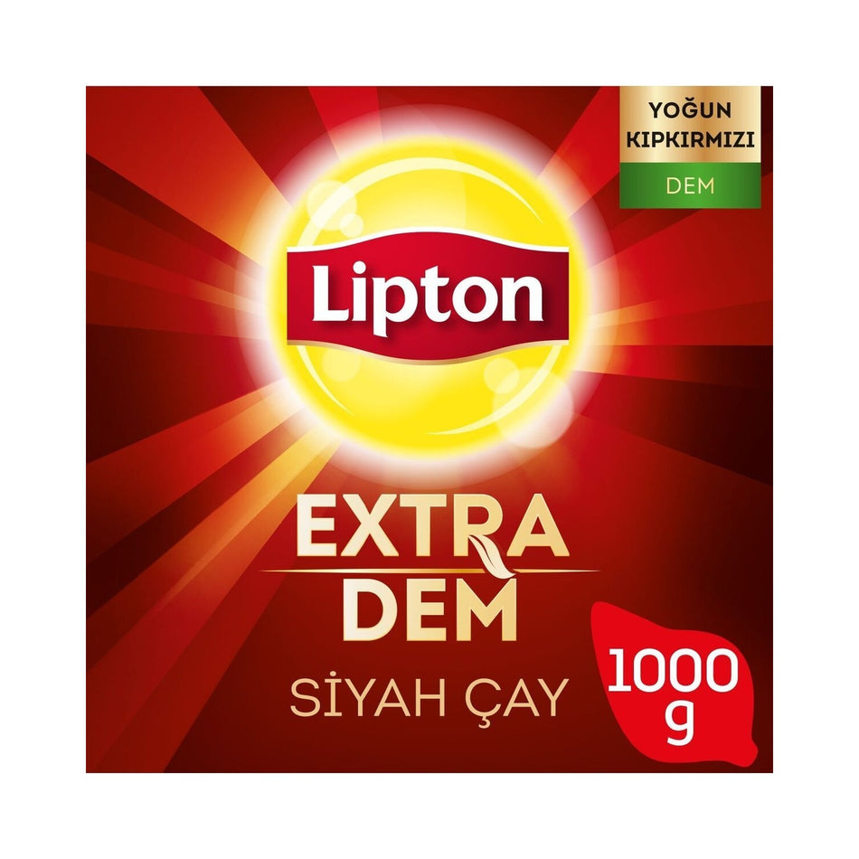 Lipton Extra Dem loose leaf black tea 1 kg Ozel Seri quality aroma with Taze Dem