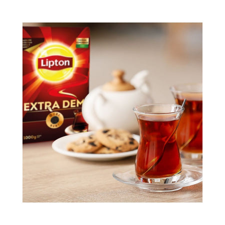 Lipton Extra Dem loose leaf black tea 1 kg Ozel Seri quality aroma with Taze Dem - MALLTURK