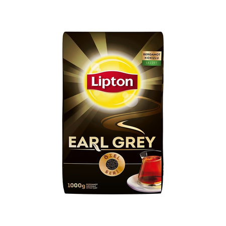 Lipton Earl Grey loose leaf tea 1 kg x 6 bergamot flavored quality natural leaf tea - MALLTURK