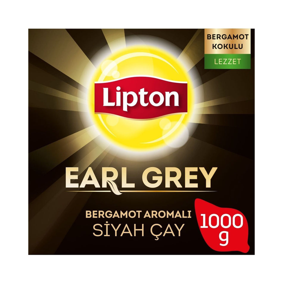 Lipton Earl Grey loose leaf black tea 1000 g + Balkupu Kesme Seker 1000 g