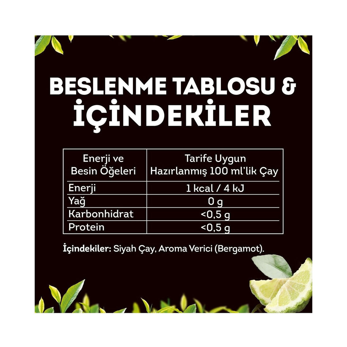 Lipton Earl Grey loose leaf black tea 1000 g + Balkupu Kesme Seker 1000 g - MALLTURK