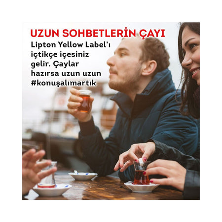Lipton Yellow Label loose leaf black tea 1000 g x 3 pieces + Balkupu Kesme Seker 1000 g - MALLTURK