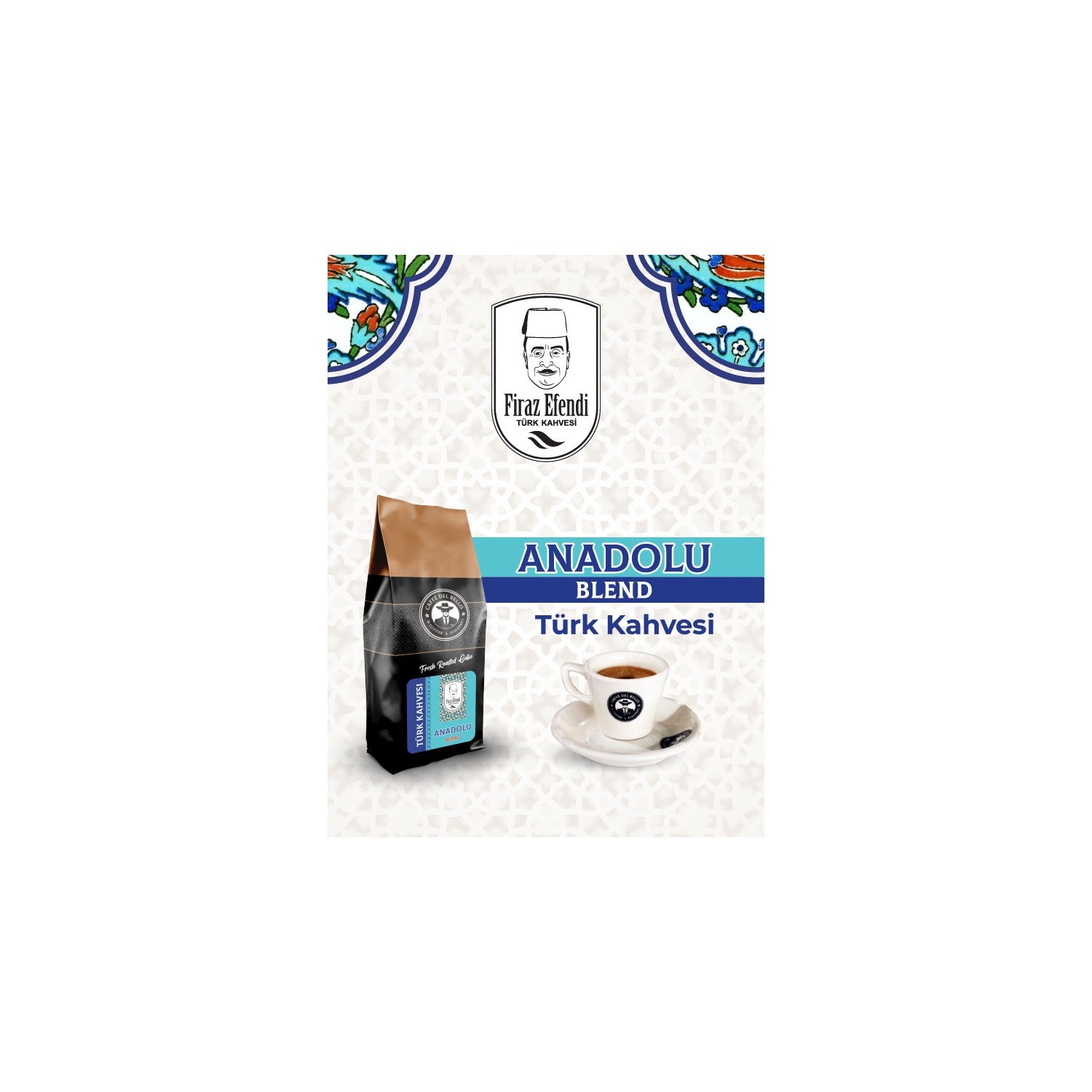 Caffe Del Bello Anadolu Blend Turkish Coffee 250 gr - MALLTURK
