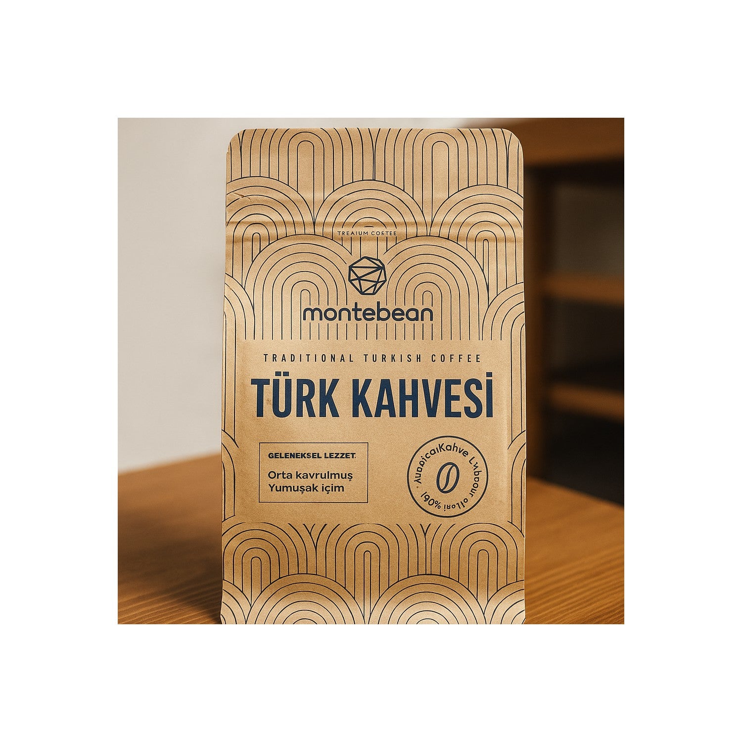 Montebean Medium Roast Traditional Turkish Coffee - MALLTURK