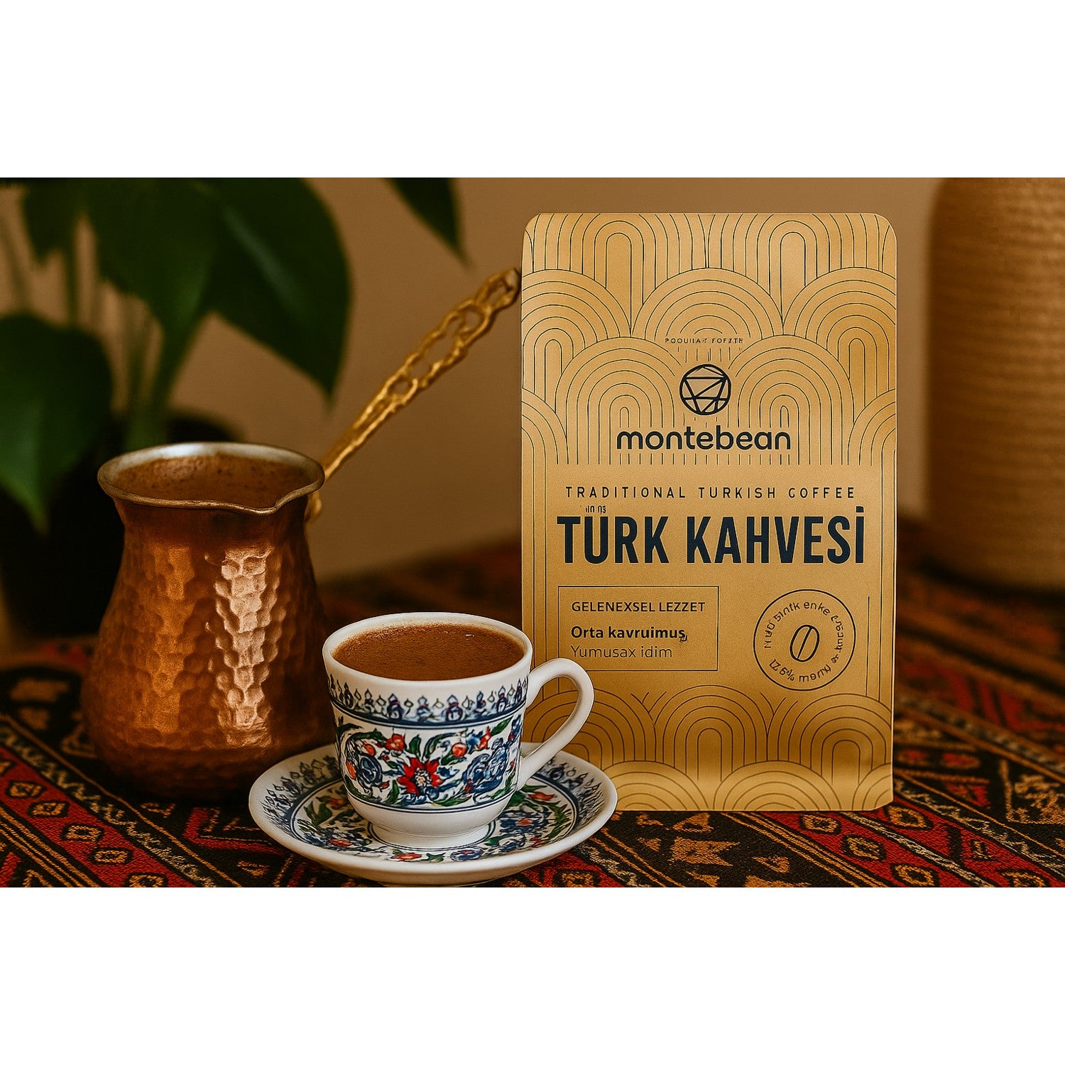 Montebean Medium Roast Traditional Turkish Coffee - MALLTURK
