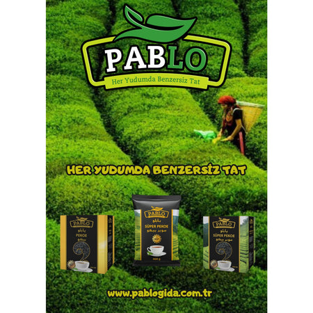 Pablo Super Pekoe Ithal Seylan Sri Lanka Ceylon Kacak Siyah tea (6 kg) - MALLTURK