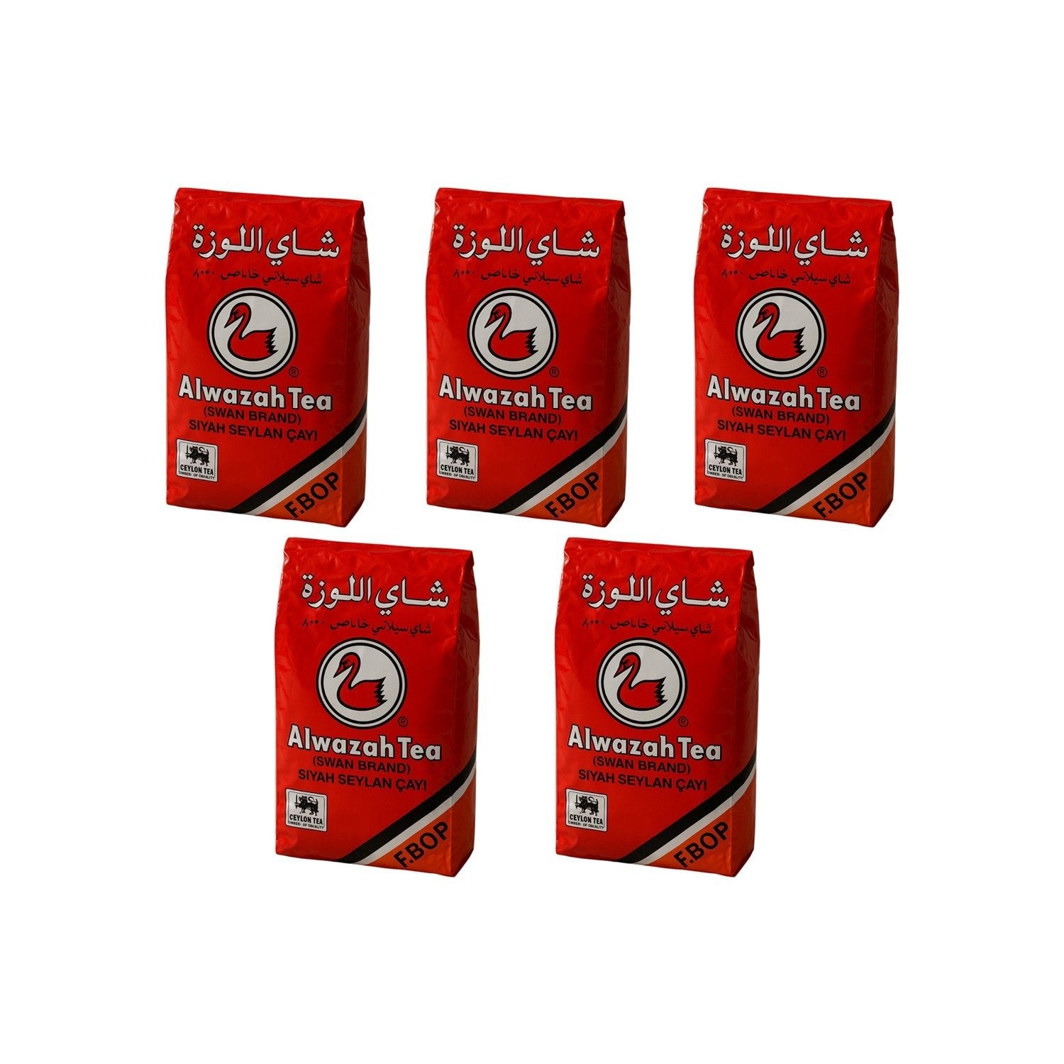 Alwazah Tea(Swan Brand) Pure Ceylon 400 g x 5 loose leaf tea - MALLTURK