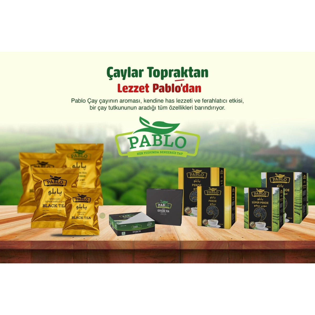 Pablo Super Pekoe Ithal Seylan Sri Lanka Ceylon Kacak black tea 400 g Kutulu - MALLTURK