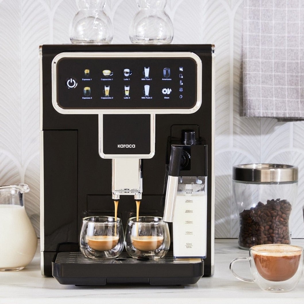 Karaca Coffeemaestro Fully Automatic Espresso Machine, 1500 W, Espresso & Lungo - MALLTURK