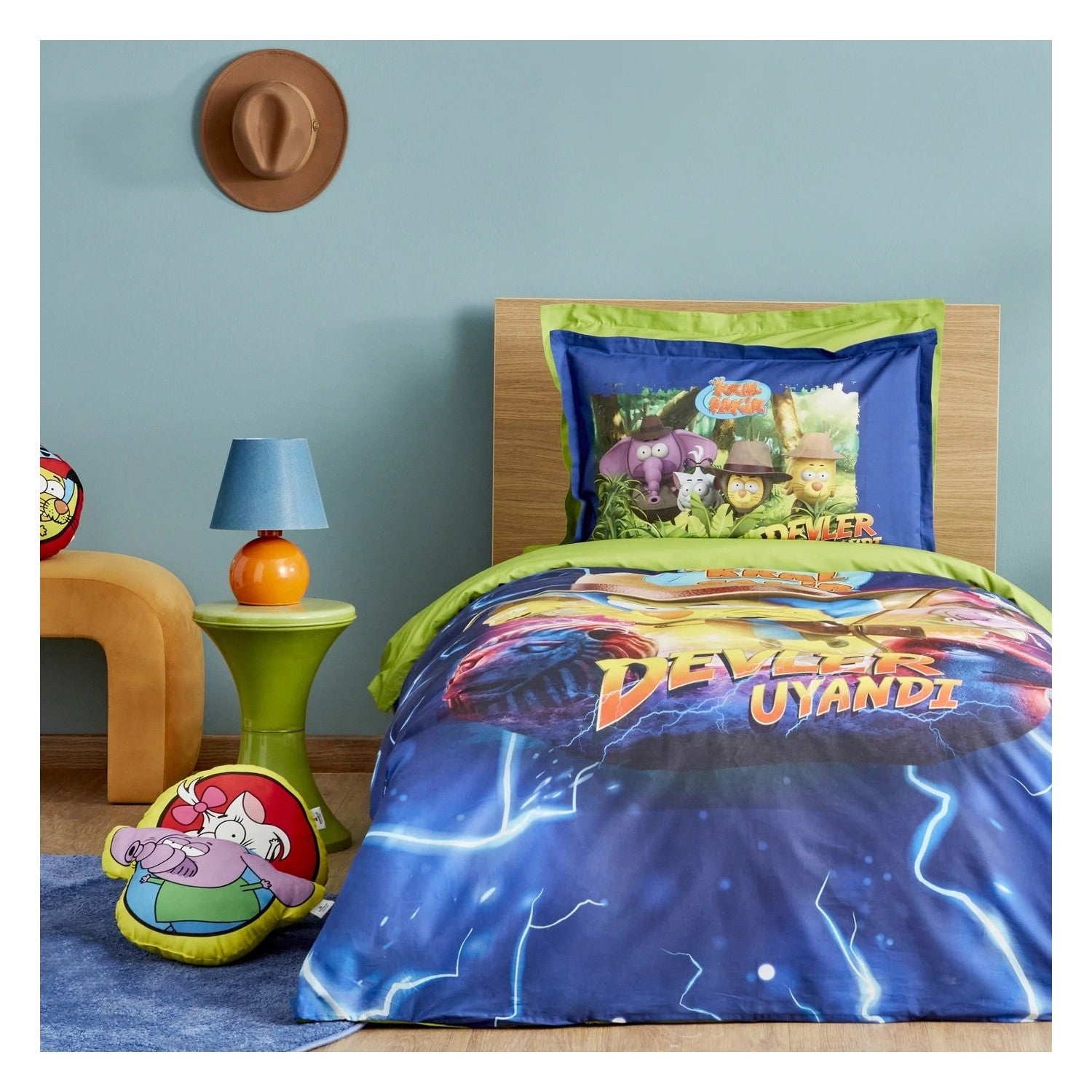 Karaca Home X King Shakir The Giants Awakened Single Duvet Cover Set - MALLTURK