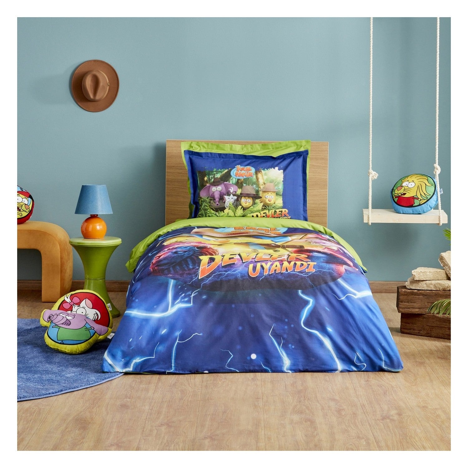 Karaca Home X King Shakir The Giants Awakened Single Duvet Cover Set - MALLTURK