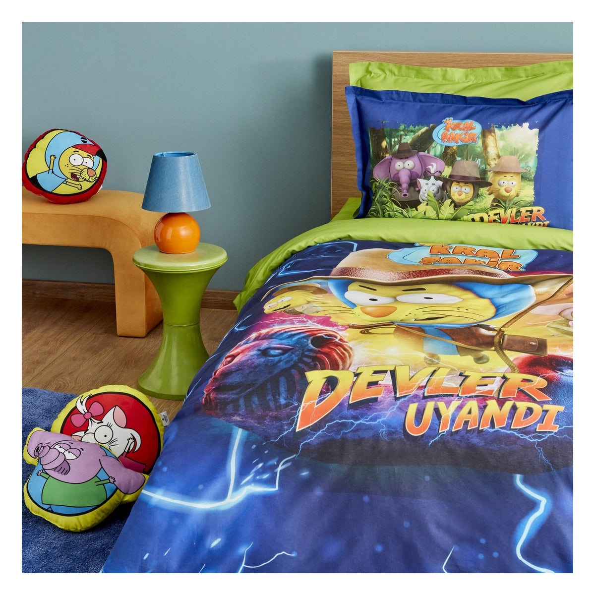 Karaca Home X King Shakir The Giants Awakened Single Duvet Cover Set - MALLTURK