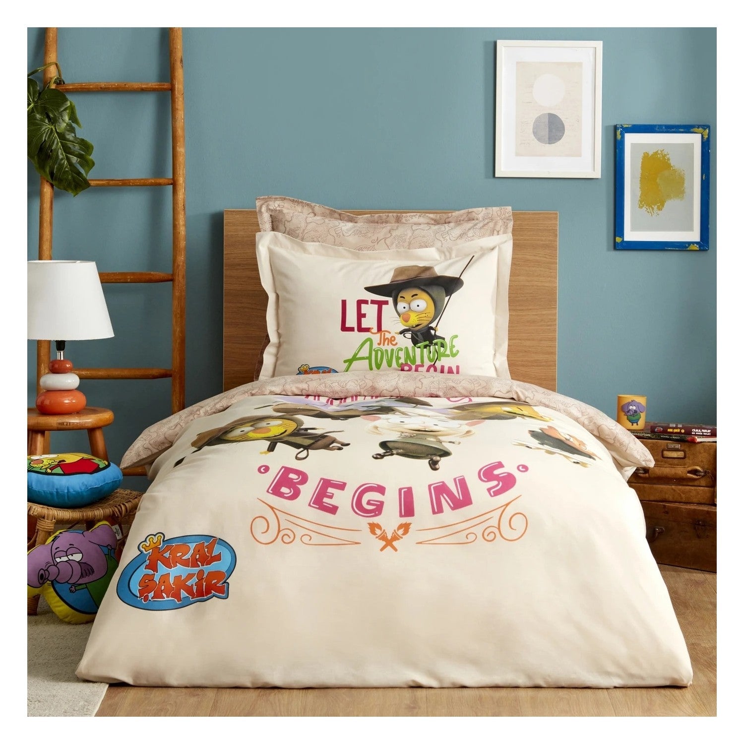 Karaca Home X King sakir Adventure Begins Single Duvet Cover Set - MALLTURK
