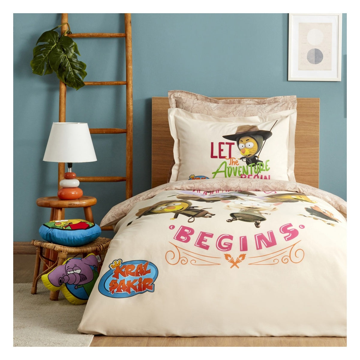 Karaca Home X King sakir Adventure Begins Single Duvet Cover Set - MALLTURK