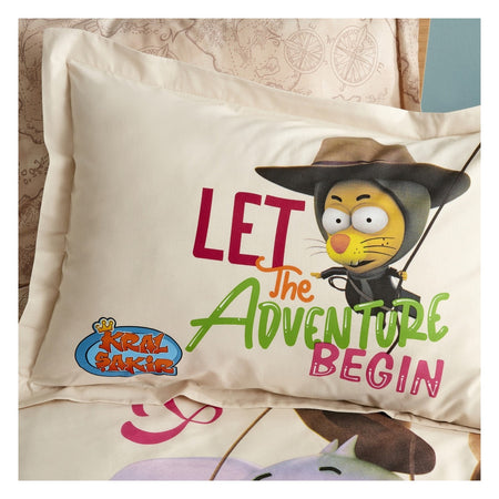 Karaca Home X King sakir Adventure Begins Single Duvet Cover Set - MALLTURK