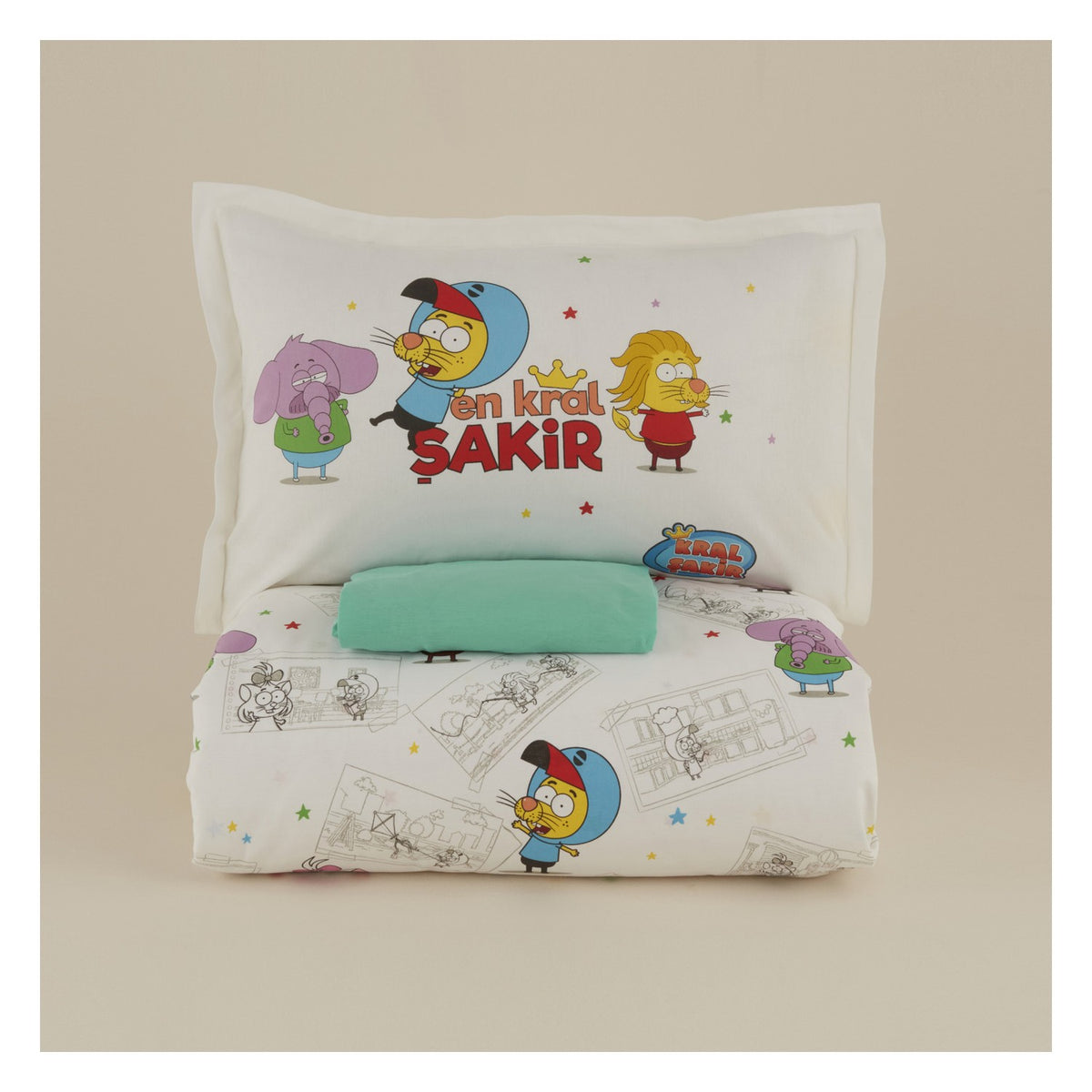 Karaca Home X King Shakir The King Shakir Single Duvet Cover Set - MALLTURK