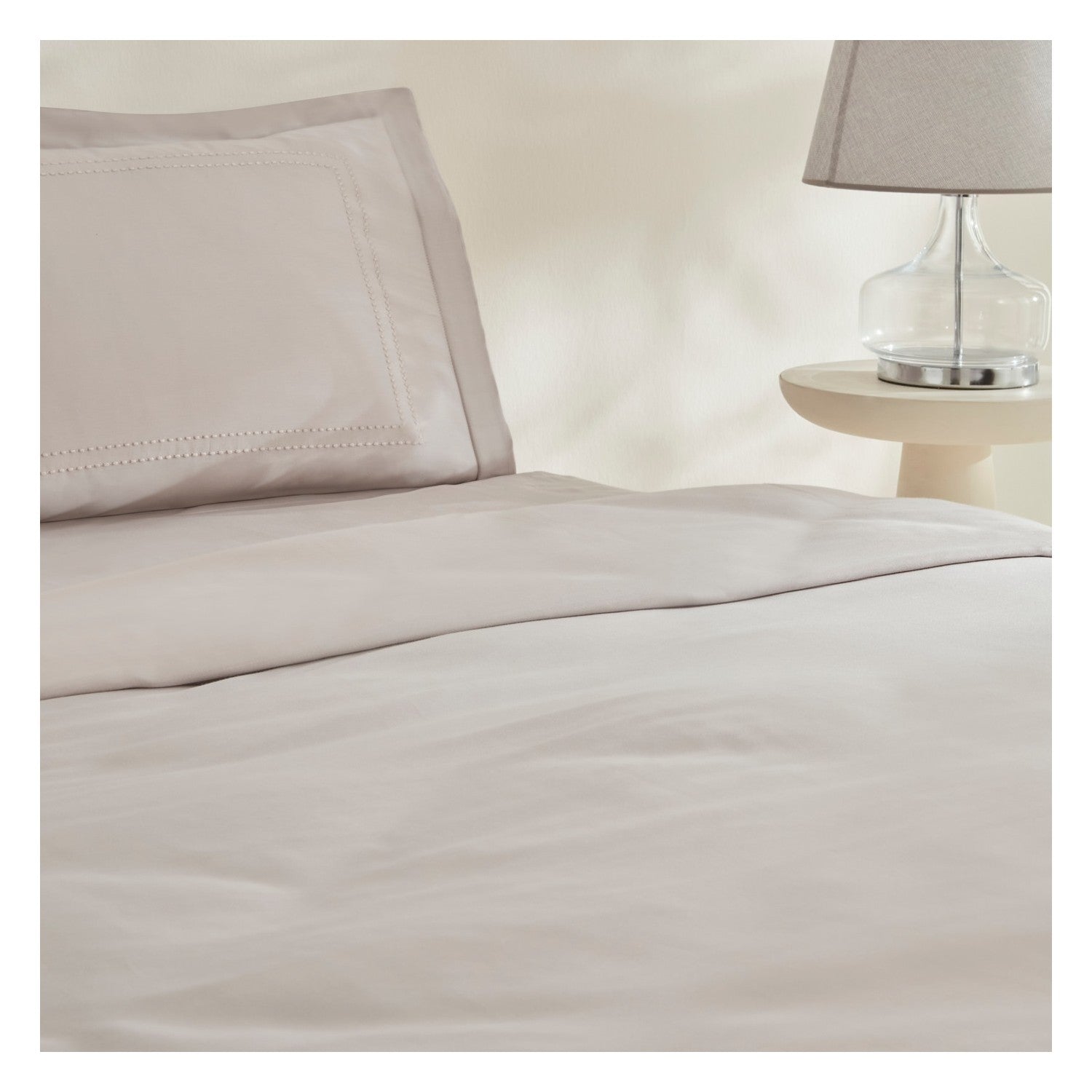 Karaca Home Felves %100 Cotton Double Duvet Cover Set Light Gray - MALLTURK