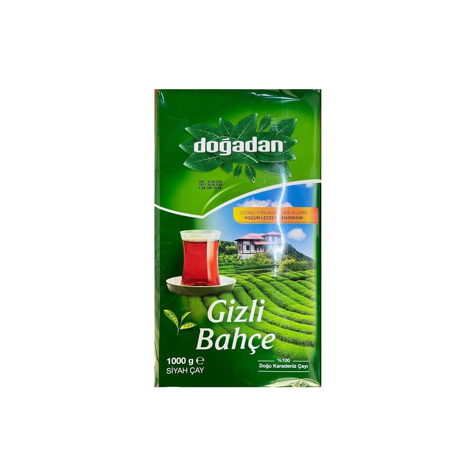Dogadan Gizli Bahce 1 kg loose leaf black tea Turkiye Menseli Yogun flavor and aroma - MALLTURK