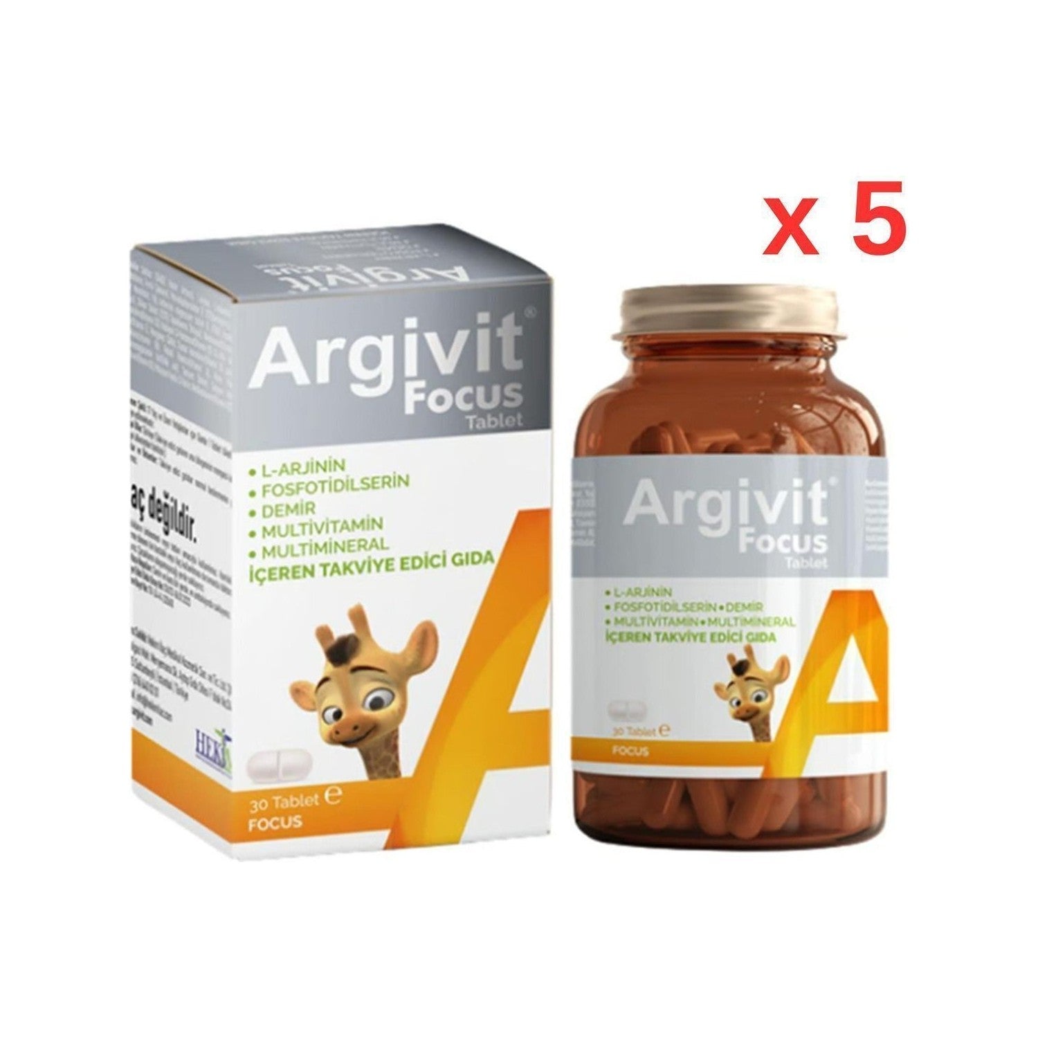 Argivit Focus 30 Tablet - MALLTURK