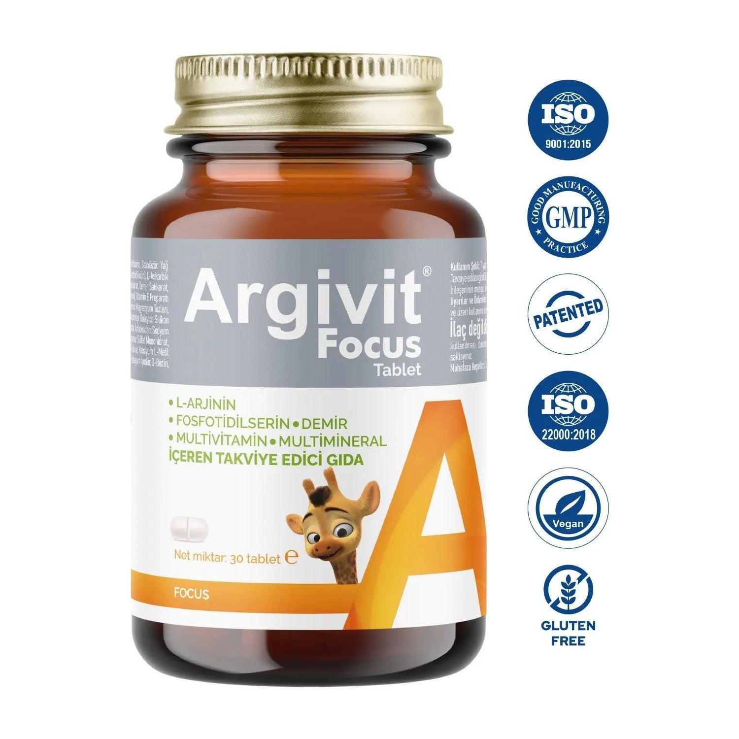 Argivit Focus Tablet 30 Tablet - MALLTURK