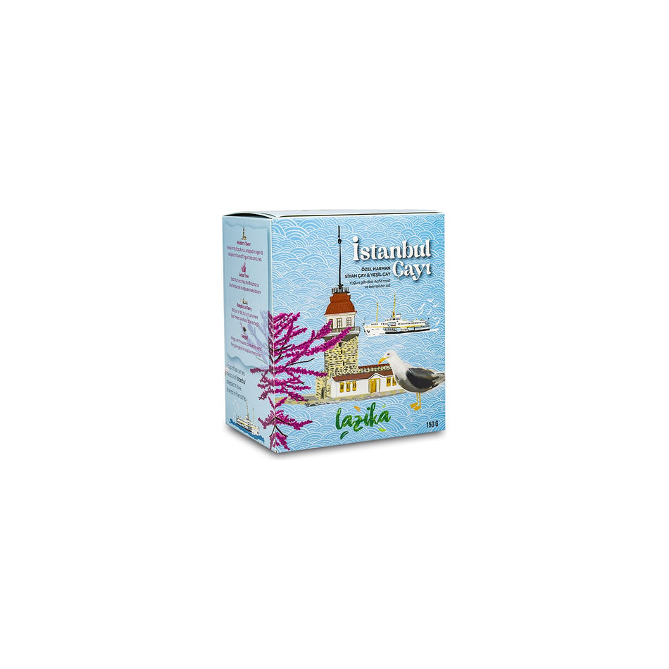 Lazika Istanbul tea (Tea of Istanbul) special blend 150 g - Yesil and Siyah Yaprak tea - MALLTURK