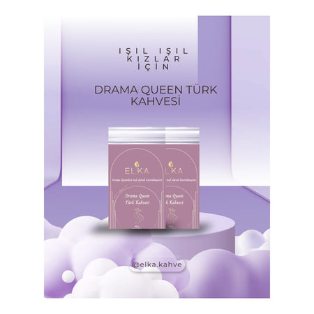 Elka Coffee Drama Queen Turkish Coffee (2-pack) - MALLTURK
