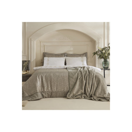 Karaca Home Rosette 8-Piece Double Bridal Set Anthracite - MALLTURK