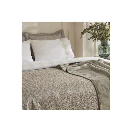 Karaca Home Rosette 8-Piece Double Bridal Set Anthracite - MALLTURK