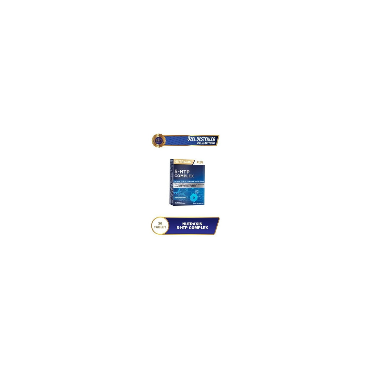 Nutraxin 5-HTP Complex 30 Tablet - MALLTURK
