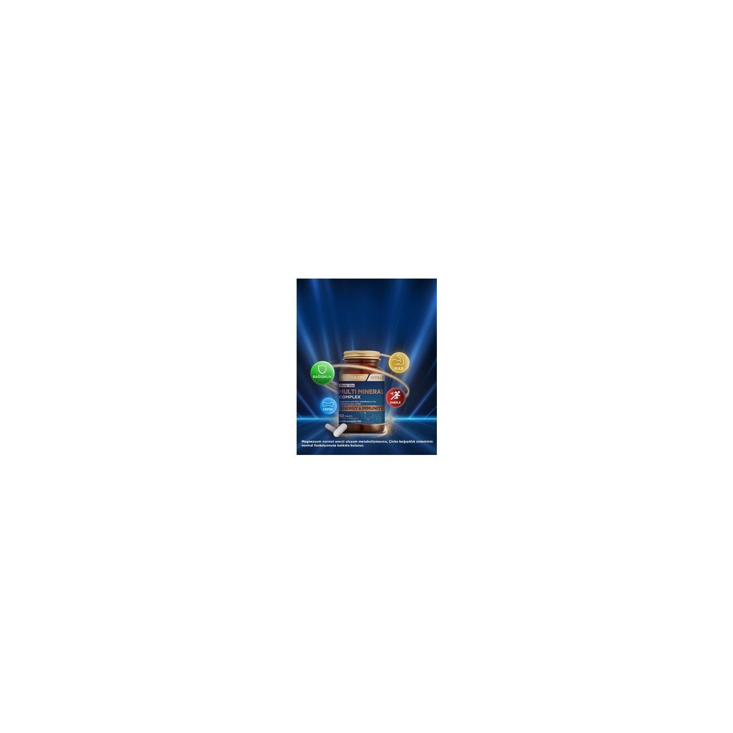 Nutraxin Multimineral Complex 60 Tablet - MALLTURK
